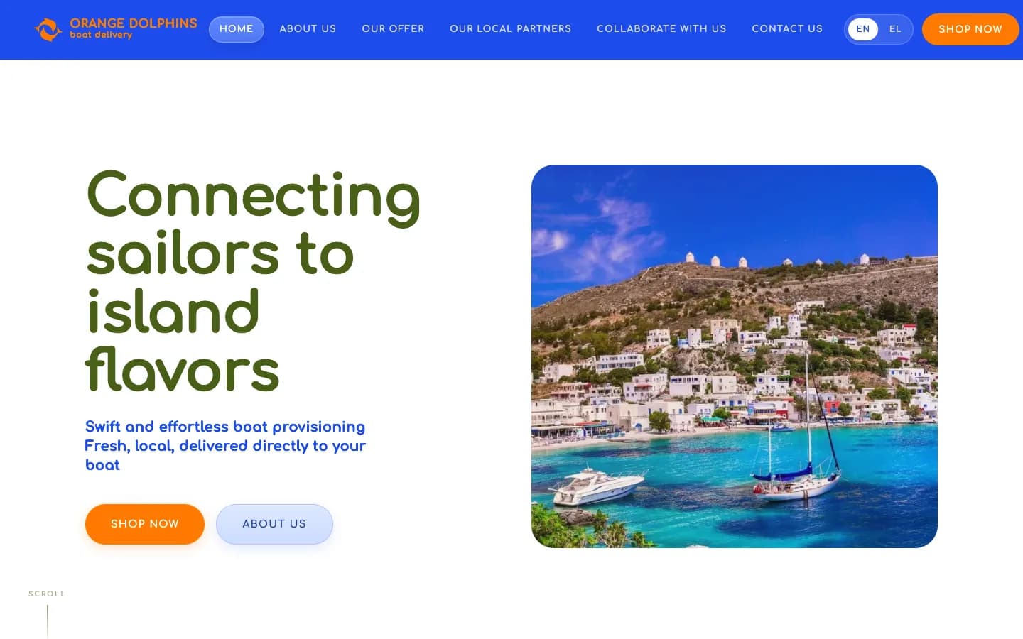 Orange Dolphins homepage