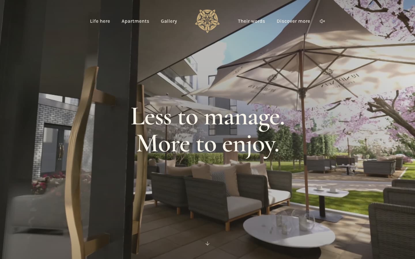 The Residences at Kings Hall homepage