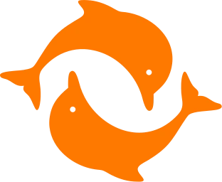 Orange Dolphins